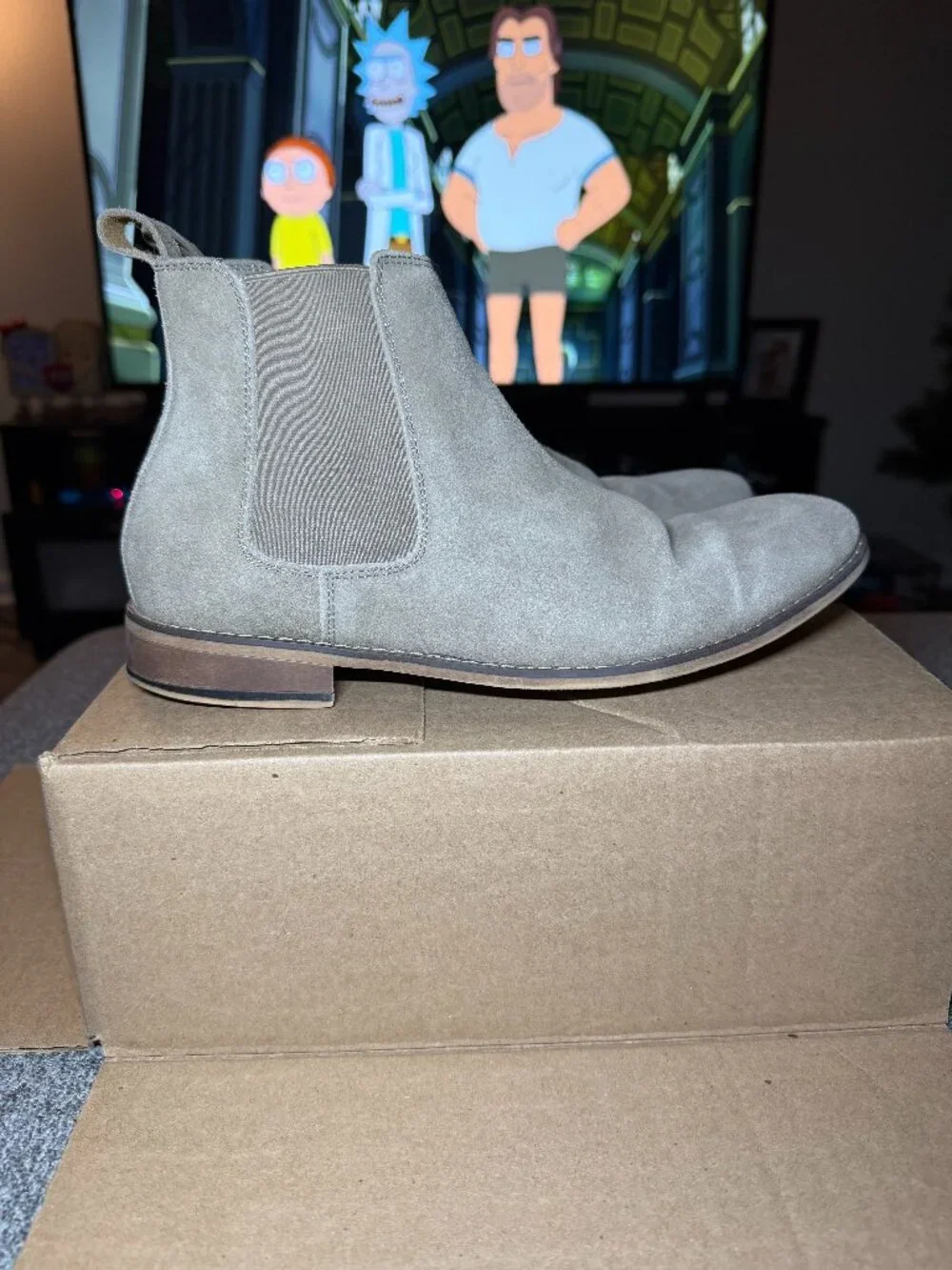 Mens light brown boots